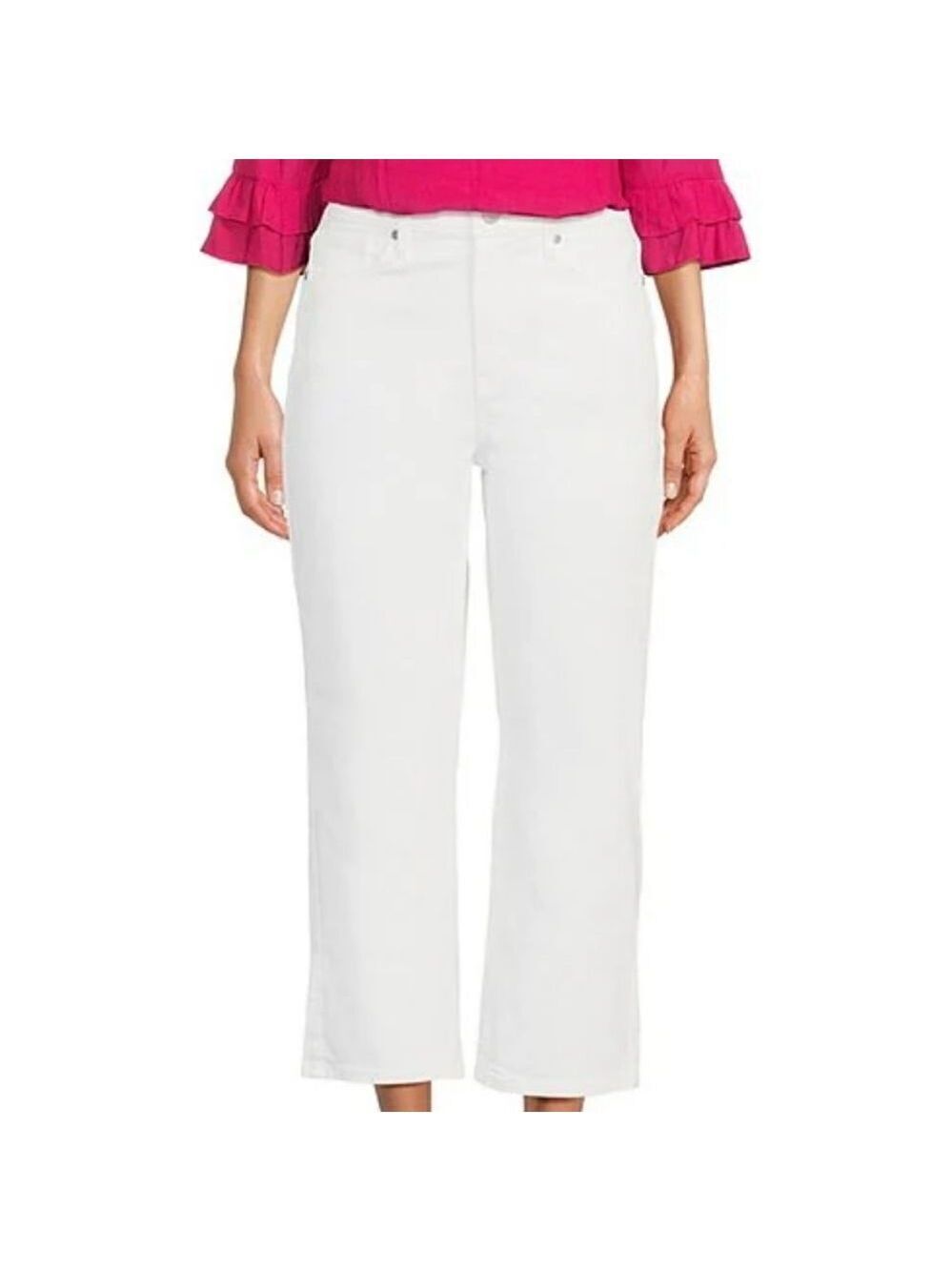 NYDJ Joni High Rise Straight Leg Capri Size 4